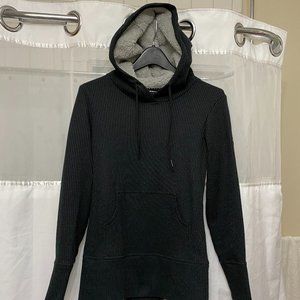 Spyder Black Hooded Pullover, XS